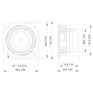  Lavoce FSN020.72 2 coll 5 cm Szélessávú hangszóró 15 W 8 Ω