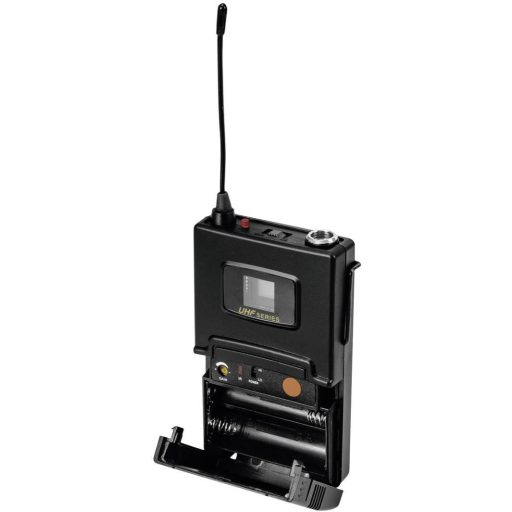 Omnitronic UHF-502 Mikrofon adó Átviteli mód:Rádiójel vezérlésű Kapcsoló Rádiójel vezérlésű