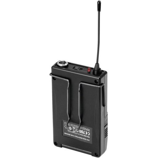 Omnitronic UHF-502 Mikrofon adó Átviteli mód:Rádiójel vezérlésű Kapcsoló Rádiójel vezérlésű