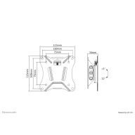   Neomounts NM-W60BLACK TV fali tartó 25,4 cm (10) - 76,2 cm (30) Merev