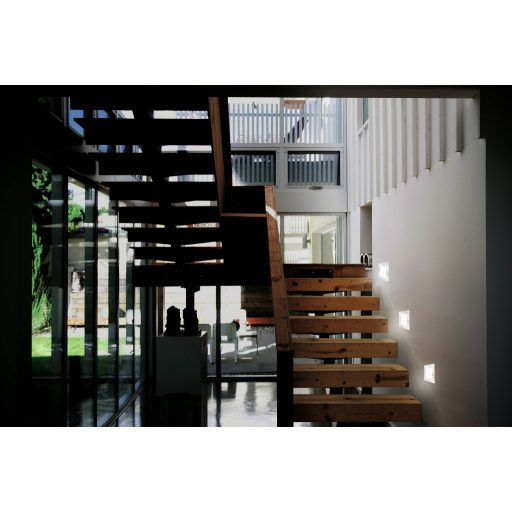 Heitronic 27632 4002940276329 LED-es beépíthető lámpa LED Fixen beépített LED-es 2 W Fehér