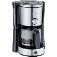   Severin KA 4825 TYPE SWITCH Kávéfőző Nemesacél, Fekete Kapacitás, csésze=10 Üveg kanna