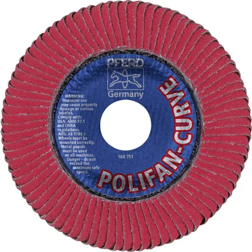 PFERD TOOLS 67689046 Co Sgp Curve Steelox Felületcsiszoló korong Ø 115 mm Furat átmérő 22.23 mm 10 db