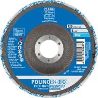   PFERD TOOLS 44690723 POLINOX kompakt csiszolókerék, DISC PNER-MW 125-22,2 SiC F 125 mm 5 db