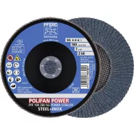   PFERD TOOLS 67686185 Z Sg Power Steelox Felületcsiszoló korong Ø 180 mm Furat átmérő 22.23 mm 10 db