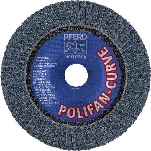 PFERD TOOLS 67689072 Z Sgp Curve Steelox Felületcsiszoló korong Ø 150 mm Furat átmérő 22.23 mm 10 db