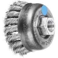   PFERD TOOLS Fazékkefe menettel, fonott, POS TBG 65/M14 INOX 0,35 43305003 1 db