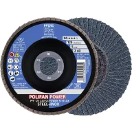   PFERD TOOLS 67684125 Z Sg Power Steelox Felületcsiszoló korong Ø 125 mm Furat átmérő 22.23 mm 10 db