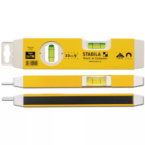 Stabila Type 70 TM 2190 Torpedó vízmérték Mágnessel 23.50 cm