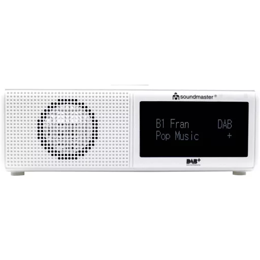 soundmaster UR8350WE Rádiós ébresztőóra DAB+, URH AUX, USB Fehér