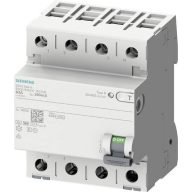  Siemens 5SV36444KK14 5SV3644-4KK14 Hibaáram védőkapcsoló B+ 4 pólusú 40 A 0.3 A 400 V