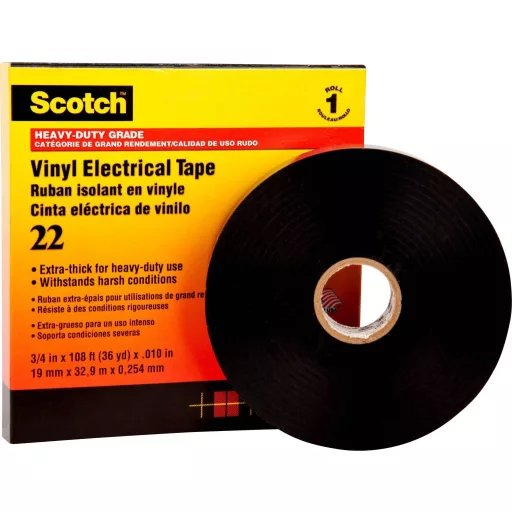 Scotch SCOTCH22-50X33 Szigetelőszalag Scotch® Fekete (H x Sz) 33 m x 50 mm 1 db