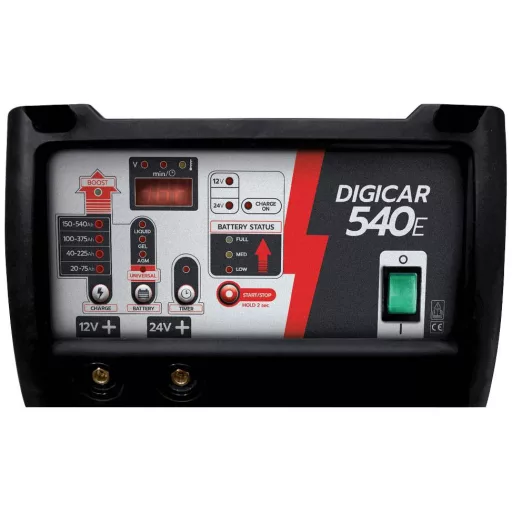 Helvi Helvi Digicar 540 E 77230 Autós töltőkészülék 12 V, 24 V 55 A, 27.5 A 55 A, 27.5 A