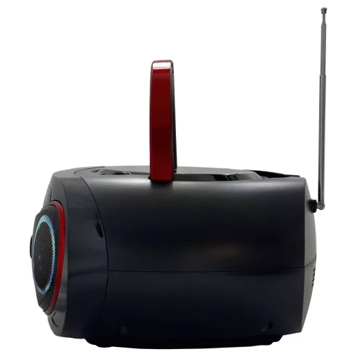 Silva Schneider MPC 19.4 USB CD-s rádió URH AUX, CD, USB Fekete, Piros