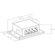   Teljesítményszabályozó modul, 110 - 240 V/AC, 4000 VA, KEMO M028N