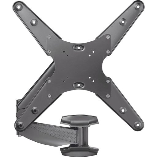 Manhattan 461641 TV fali tartó Alkalmas hajlított TV-khez, Állítható magasságú, Billenthető, Dönthető 53,3 cm (21) - 152,4 cm (60) Forgatható, Állítható