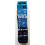   Eltako R12-110-12V Kapcsoló relé Névleges feszültség: 12 V Max. kapcsolási áram: 8 A 1 záró, 1 nyitó 1 db