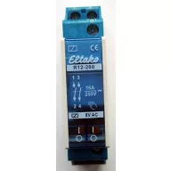   Eltako R12-200-8V Kapcsoló relé Névleges feszültség: 8 V Max. kapcsolási áram: 8 A 2 záró 1 db