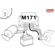 Teljesítményszabályozó modul, 9 - 28 V/DC KEMO M171