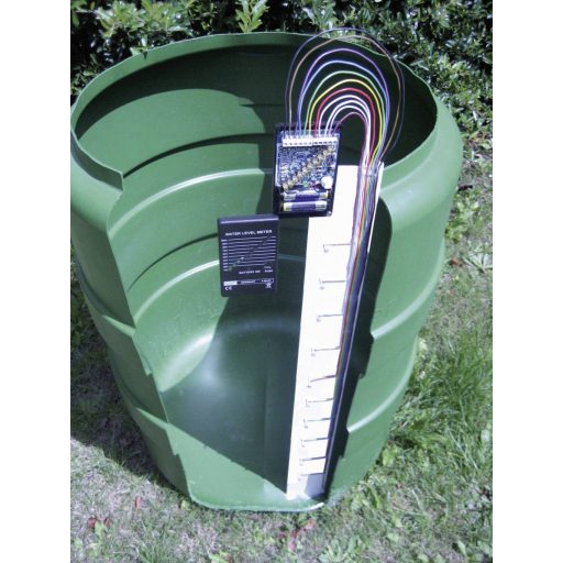 Vízszintjelző, folyadék feltöltési szint jelző LED-es kijelzéssel Kemo M167N