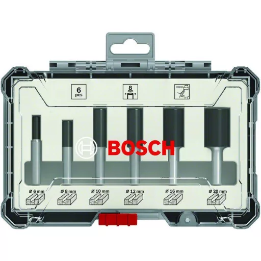 Dugaszoló szerszámkészlet, 8 mm-es szár, 6 db Bosch Accessories 2607017466