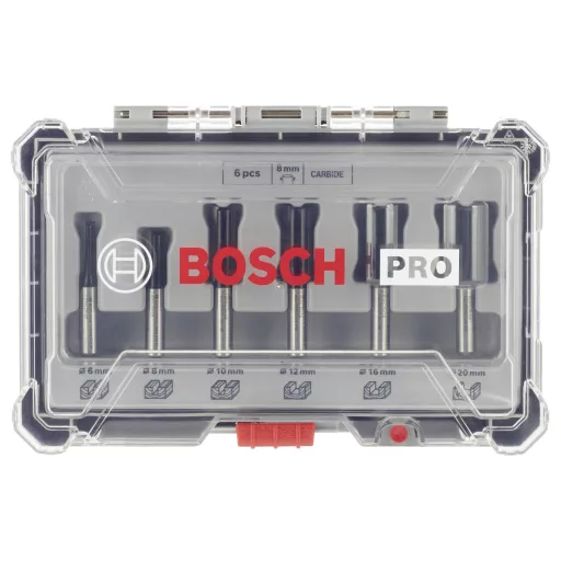 Dugaszoló szerszámkészlet, 8 mm-es szár, 6 db Bosch Accessories 2607017466