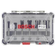   Bordázó maró készlet, 1/4 hüvelykes szár, 6 darab Bosch Accessories 2607017467
