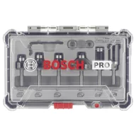   Perem- és élmaró szett, 6 mm-es szár, 6 db Bosch 2 607 017 468