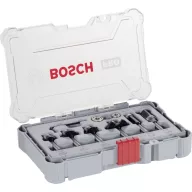   Perem- és élmaró szett, 1/4 hüvelykes szár, 6 db Bosch Accessories 2607017470
