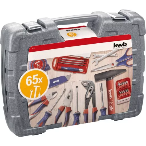 kwb 370730 Szerszámos hordtáska, tartalommal 65 részes