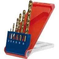   kwb 427040 HSS Fém spirálfúró készlet 6 részes 2 mm, 3 mm, 4 mm, 5 mm, 6 mm, 8 mm M2 DIN 338 Hengeres befogószár 1 db