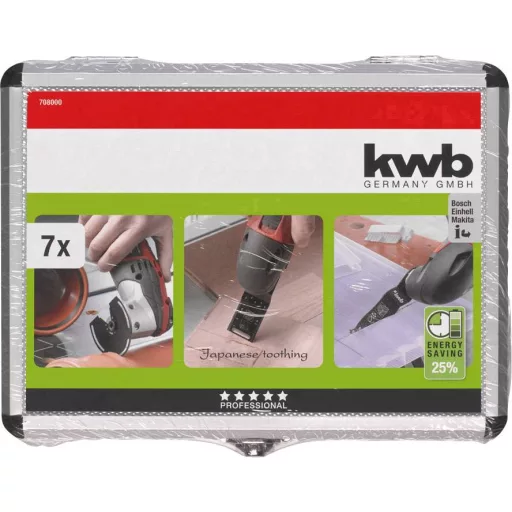 kwb 708000 Merülő fűrészlap készlet 7 részes 7 db