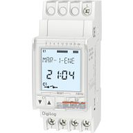   Kalapsínes időkapcsoló óra, digitális, 230 V/AC 1-59 mp, Suevia DigiLog SU174012