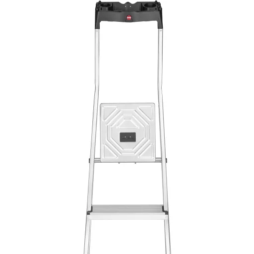 Hailo L60 StandardLine 8160-707 Alumínium Több fokos álló létra Szerszámtartóval Munkamagasság (max.): 3.25 m Ezüst, Piros, Fekete EN 131 6.8 kg