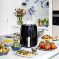   Princess Digital Aerofryer XXL Forrólevegős fritőz 4.5 l 1500 W Kijelzővel Fekete