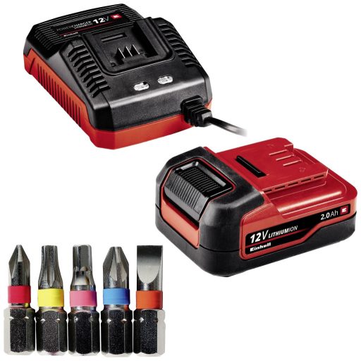 Einhell TE-CD 12/1 Li (1x2,0Ah) 4513590 Akkus fúrócsavarozó 12 V 2 Ah Lítiumion Töltővel, akkuval