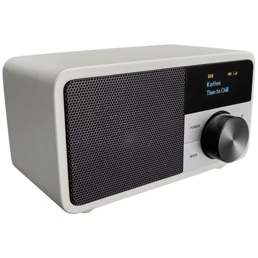 Sangean Genuine Mini DDR-7 Asztali rádió DAB+, URH AUX, Bluetooth® Ezüst