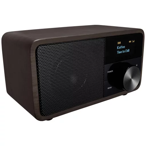 Sangean Genuine Mini DDR-7 Asztali rádió DAB+, URH AUX, Bluetooth® Sötétbarna