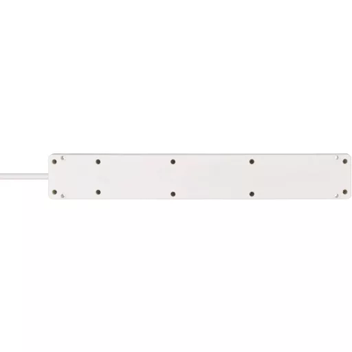 Brennenstuhl 1150660325 Elosztó kapcsolóval 5 részes Fehér Védőérintkezős 1 db