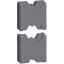 Weidmüller ES EPG 45 WM 6 1500850000 Krimpelő betét Csőkábelsaruk 6 mm² (max)