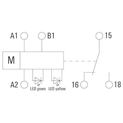 Weidmüller 2496190000 ITS 24-240VUC 1CO M7C Időrelé, előlapba építhető 1 db
