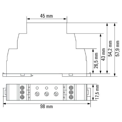 Weidmüller 2496190000 ITS 24-240VUC 1CO M7C Időrelé, előlapba építhető 1 db