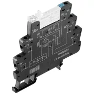   Weidmüller TRS 24VDC 1CO C1D2 Relé modul Névleges feszültség: 24 V/DC Max. kapcsolási áram: 6 A 1 váltó 10 db