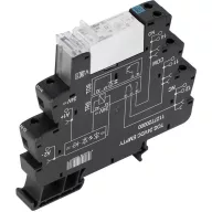   Weidmüller TRS 24VDC 1NO HCP Relé modul Névleges feszültség: 24 V/DC Max. kapcsolási áram: 16 A 1 záró 10 db