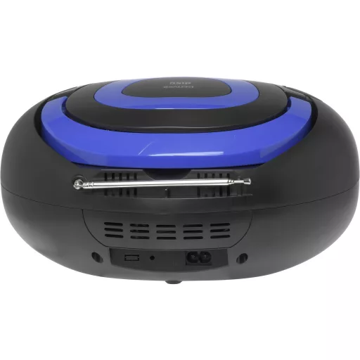 Denver TCL-212BT CD-s rádió URH AUX, CD, USB, Bluetooth® Hangulatfény Kék