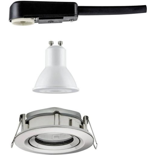 Paulmann Nova Plus Fürdőszobai beépíthető lámpa LED GU10 6 W IP65 Vas (matt)