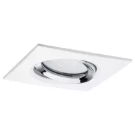   Paulmann Nova Plus Fürdőszobai beépíthető lámpa LED GU10 6 W IP65 Fehér (matt), Króm