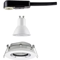   Paulmann Nova Plus Fürdőszobai beépíthető lámpa LED GU10 6 W IP65 Fehér (matt), Króm