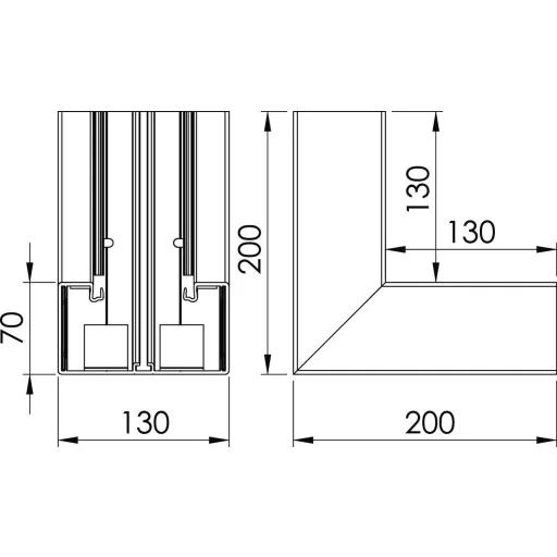 OBO Bettermann 6274540 Szerelési tartozék (Sz x Mé) 130 mm x 70 mm 1 db Tiszta fehér