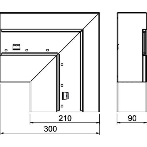 OBO Bettermann 6278130 Szerelési tartozék (Sz x Mé) 210 mm x 90 mm 1 db Tiszta fehér